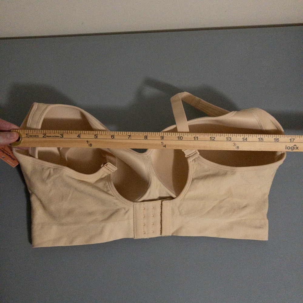 Shapermint Essentials Sweetheart Wireless Contour Bra Size 2Xl Beige New - Picture 8 of 9